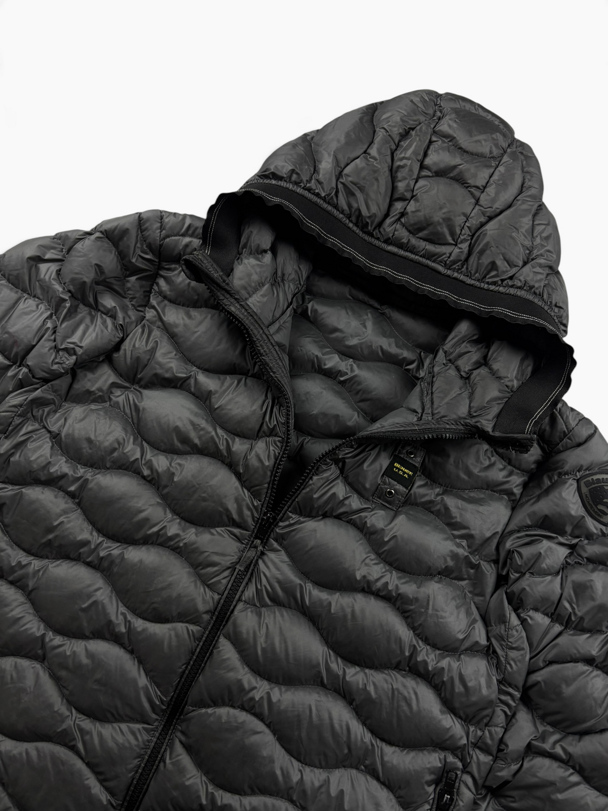 Blauer USA Puffer Jacke Grau (S)