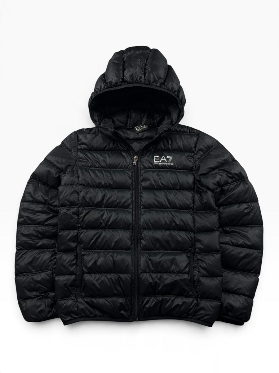EA7 Emporio Armani Puffer Jacke Schwarz (XS)