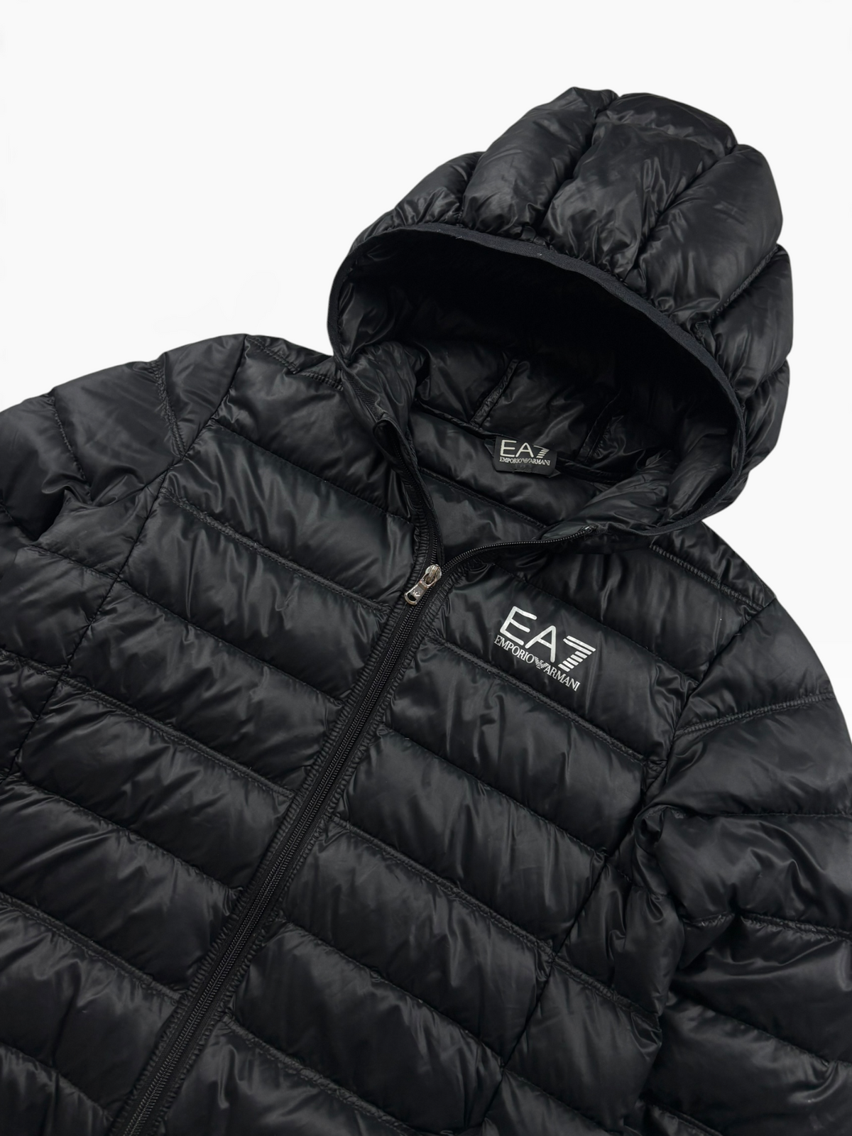 EA7 Emporio Armani Puffer Jacke Schwarz (XS)