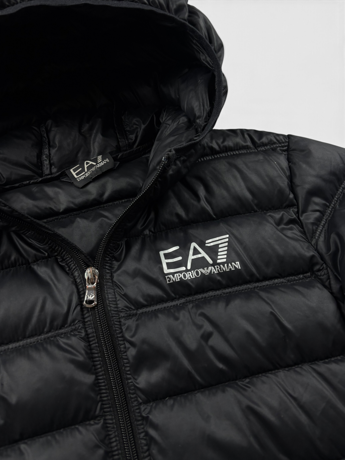 EA7 Emporio Armani Puffer Jacke Schwarz (XS)